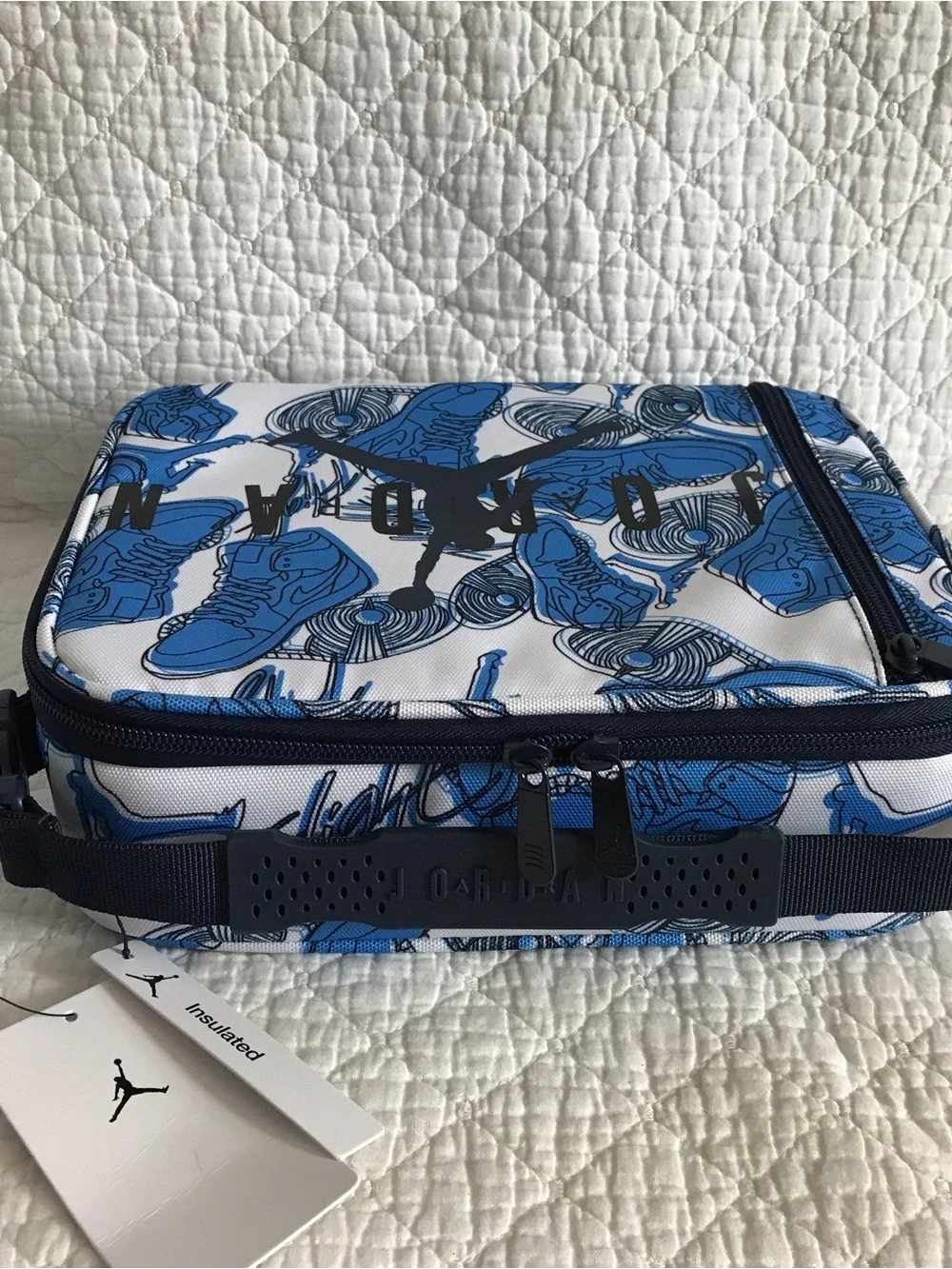 Nike Air Jordan Lunch Pack Box Bag Insulated Jumpman Midnight Blue 9A0542-J45